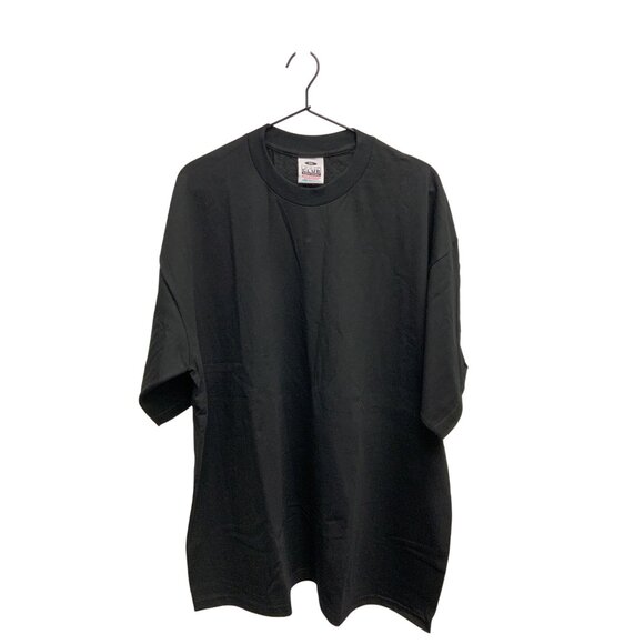 Pro Club Heavyweight Cotton T-Shirts Bundle Of 4 - 2 White 1 Black 1 Charcoal Gr - Picture 2 of 4